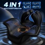 Xx Hot Training Male Masturbator 10 Finger Massage Tapping Vibrating Glans Stimulator Adult Sax Toys for Man - 图片 3