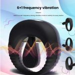 Lile Best Seller Silicon Model of Women Couple Adult Toys 7 Frequency Vibrating Cock Ring Sex Toy Box for Male - 图片 3