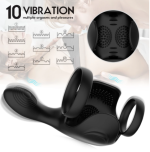 Male Prostate Massage Vibrator Anal Plug Wear Silicone Stimulate Massager Delay Ring Waterproof Toy for Men - 图片 3