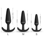 Silicone Butt Plugs Training Set for Beginners Advanced Users With Flared Base Prostate Sex Toys Anal Plug - 图片 3