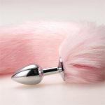 Anal Sex Toys Fox Tail Butt Plug Set With Hairpin Kit Cat Tail Faux Fox Tail Cosplay Anal Plug Set - 图片 3