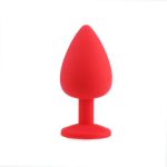 Silicone Butt Plug With Crystal Base Women and Men for Option Tease the Back Court Plug for Woman - 图片 3