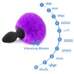 Silicone Anal Plug Plush Rabbit Tail Panties Sex Toy for Women - 图片 3