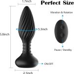 Wireless Remote Control Vibrating Anal Plug Male Wearable Silicone Butt Sex Anal Toys for Adults Vibrator Prostate Massage - 图片 3