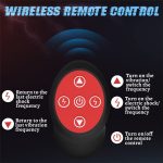 Vibrating Anal Vibrator With Electric Shock Anal Butt Plug Vibrators - 图片 3