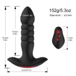 Anal Plug Vibrator App Control Sex Toy for Men Women 7 Thrusting Vibrating Modes Prostate Massager Butt Stimulator - 图片 3