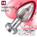 Men's Charging 10 Frequency Wireless Remote Control Plug Anal Grosso Plug Anal Con Vibration Anal Plug for Man - 图片 3