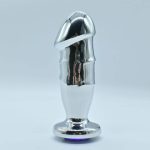 Dildos Shaped Butt Plug Sex Toy Metal Anal Plugs Men Plug Anal Trainer for Man Dildo Erotic Massager Stimulator Anal Trainer - 图片 3