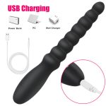 10 Speed Anal Vibrator Anal Beads Prostate Massage Dual Motor Butt Plug Stimulator USB Charge Vibrators Sex Toys for Men Women - 图片 3