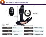 Anal Sex Toy Massage Male Vibrators Penis Ring Wireless Remote Control Anal Gay Butt Plug Erotic Toys Prostate Vibrator - 图片 3
