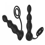 Ergonomic Design Adult Sex Toys Massager Premium 10 Frequency Vibration Mode Silicone Anal Plugs ABS Material for Couples - 图片 3