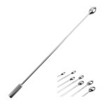 Stainless Steel Urinary Plug Stimulate Urethral Dilator Masturbation Rod Male Urethral Sounds Medical Themed Penis Plug - 图片 3