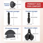 Remote Control Bicycle Saddle Vibrator Dildo Bike Seat Telescoping Adult Sex Machine Sex Toys Massage Sex Bike Seat Cushion - 图片 3