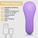 Factory Waterproof Silicone Breast Massager Heat Warming Women's Breast Massaging Needs for Breastfeeding for Breast Pain Relief - 图片 3