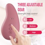 Wholesale Medical Grade Silicone Warming and Vibrating Lactation Massager Vibrator for Improved Milk Flow - 图片 3