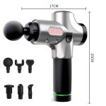 Wholesale - Free Shipping From US- 30 Speed Tissue Booster Lcd Screen Percussion Body Deep Tissue Muscle Fascia Massage Gun - 图片 3