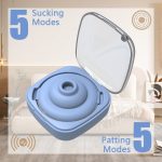 Women's Rechargeable Magnetic Sex Toy Portable Sexy Nipples Clitoris Vibrator Stimulating Sucking Tapping for Woman - 图片 3