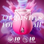 Rose Sex Toy Sucking Vibrator APP Control Womens Sex Toys Rose Toy Nipple Clit Sucker G Spot Vibrators Adult Sex Toy Tool - 图片 3