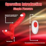 Factory Control Silicone Lesbian Strap On Double Vibrating Dildo Soft Sexy Toys for Adult Sex Safer Sex Silicone Dildo - 图片 3