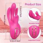 US Warehouse Dropshipping Vibration Adult Silicone Vibrator Flapping Patterns G Spot Clitoral Stimulator Women Finger Vibrator - 图片 3