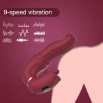 LetRock Rechargeable LED Display Tongue Vibrator for Women 9 Vibration Modes Vagina G Spot Women Sex Toys - 图片 3