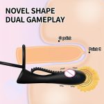 LetRock 10 Wiggling Modes Massager Silicone Plug G Spot Thrusting Vibrating Delay Ejaculation Ring Sex Toys for Couple - 图片 3