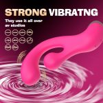 Wholesale 10 Speed Dual Clit Massager Flapping G Spot Vibrator Twisting Dildo Sex Toys for Female Masturbation - 图片 3