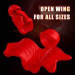 New Double Lips Massager Lips Clip Stem Penis Ring Male Ring Glans Masturbator Silicone Sex Toys for Men - 图片 3