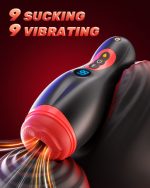 LetRock Sax Toys for Man with 9 Sucking 9 Vibrating Oral Masturbators Cups Heating Penis Pump Adult Sex Toys for Men - 图片 3