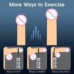 Metal Penis Stretcher Devices Adjustable Penis Physical Exercise Tools Cock Enlarger Sex Toy for Men Cock Extender Toys for Male - 图片 3