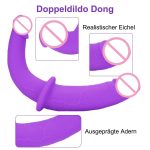 Good Quality New Style Sex Toy Detachable Double Silicone Dildos Realistic Wearable Dildos for Women Lesbian and Couples - 图片 3