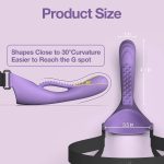 Japan Adjustable Strap-On Face Chin Harness Vibrator Dildo, Wearable Headband Sex Toy for Couple Head Oral and Solo Play Xxxx - 图片 3