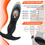 Waterproof 10 Powerful Vibrating Prostate Massager Stimulation Patterns Remote Control Anal Butt Plug Sex Toys for Men - 图片 3