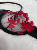 Factory Direct Sale Chemise Panty and Bra Floral Lingerie Attractive Sexy Lady Underwear - 图片 3