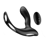 Prostate Massage Vibrator With Penis Ring P-spot Anal Plug Vibrator 12 Vibrating Mode Gay Adult Sex Toys for Man Couples - 图片 3