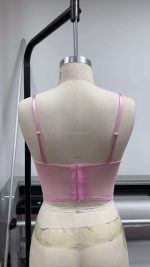 Women's Sexy Lace Hollow Fishbone Embroidery Underwear Pure Desire Body Shaping Temptation Sling with Waist Logo - 图片 3