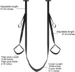 Door Sex Swing - Sex Bondage Kit With Blindfold Bondage Restraint for Couples With Adjustable Straps Sex Toys Bundle - 图片 3