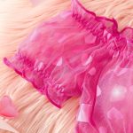 New Design Women's Sweet Sexy Flower Embroidered Underwear Set Transparent Mesh Knitted Fabric with Elegant Decoration - 图片 3