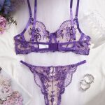 Wholesale Sexy Lingerie Woman's Bra Bowknot Sexy Lingerie Underwear Female White Set Set Women's Erotic Lingerie Suit - 图片 3