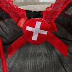 High Quality Women's Lace Lingerie Set Sexy Ladies Underwear with Bow Decoration Adjustable Straps Thong Panties - 图片 3