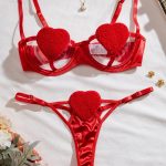 Manufacturers Sexy Women's Convertible Lace Bikini Set Sexy Three-Piece Erotic Lingerie with Logo Pattern Bra and Thongs - 图片 3