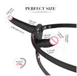 Double Penis Strapon Realistic Dildo for Adult Panties Ultra Elastic Harness Belt Strap on Big Dildo Vibrator Sex Toys for Woman - 图片 3