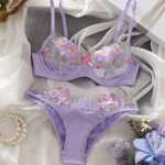 Factory Hot Sale Women's Sexy Lace Erotic Lingerie Set Bra Panties Underwear Set - 图片 3