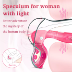 Couples Sex Toys 2 in 1 Speculum Vibrators Dilators 10 Vibration Frequencies Sex Toys Women Vaginal Expander Light - 图片 3