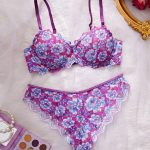 Women's Sexy Solid Patchwork Lingerie Set with Lace Decoration Summer Fashion G-String Underwear for Ladies - 图片 3
