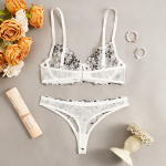 High Quality Women Sexy Costumes Teddy Lingerie New Product Women Bra Sexy Set Hot Lace Bra and Panties Underwear - 图片 3