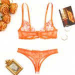 Hot Sale in Stock Women Sexy Costumes Teddy Lingerie New Product Women Bra Sexy Set Hot Lace Bra and Panties Underwear - 图片 3