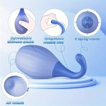 300ML Enema Anal Douches Enema Bulb With Bendable Silicone Nozzles Anti Backflow Shower Douche Enema Kit for Men and Women - 图片 3