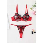 A Best-selling Romantic Lingerie Set Featuring Lace, Mesh, Embroidered Flowers and Sexy Lingerie - 图片 3