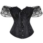 This Form-fitting and Shaping Top Is Fitted with Lace-trimmed Bony and Sexy Strapless Cut-out, Backless and See-through Straps - 图片 3